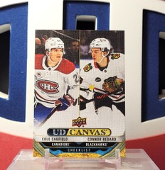 Cole Caufield / Connor Bedard 2024-25 - Ud Canvas Checklist #C90 Series 1Upper Deck